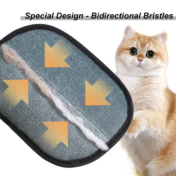 Pet Grooming Glove – Deshedding Mitt for Dogs, Cats & Rabbits (5)